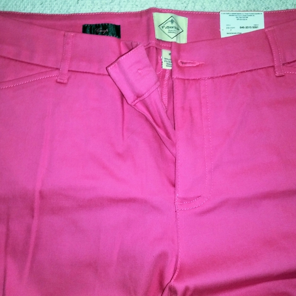 St. John's Bay Pants - NWT ST John's Bay Pink Crop Pants size 16